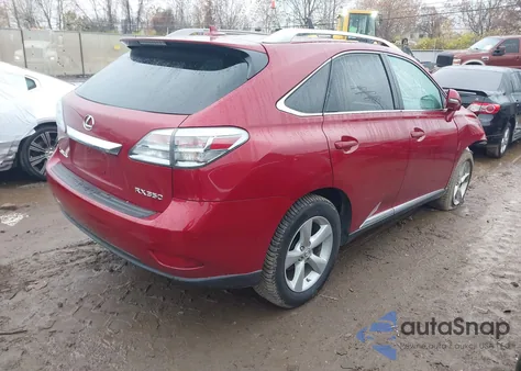 2010 Lexus Rx 350 z USA, uszkodzony, nr VIN 2T2BK1BA9AC028994